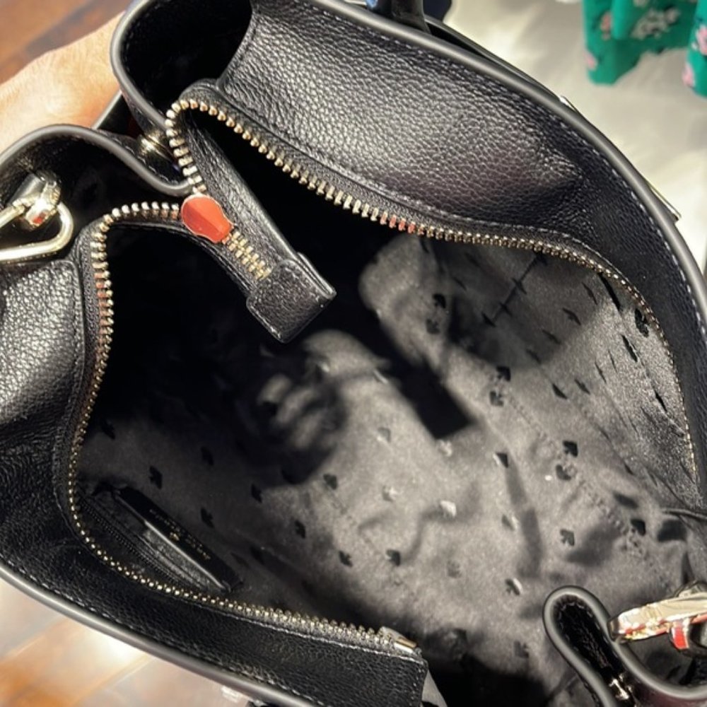 Kate Spade Lucia Medium Satchel Black - Picture 13 of 16